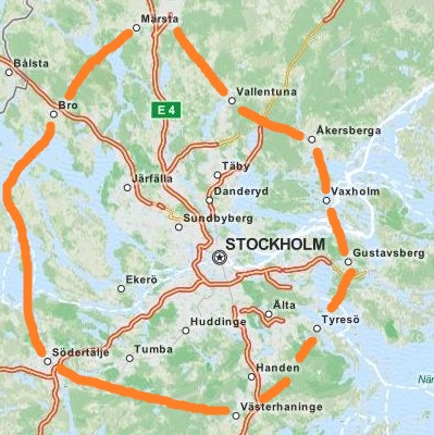 Bud-Xpress zonkarta